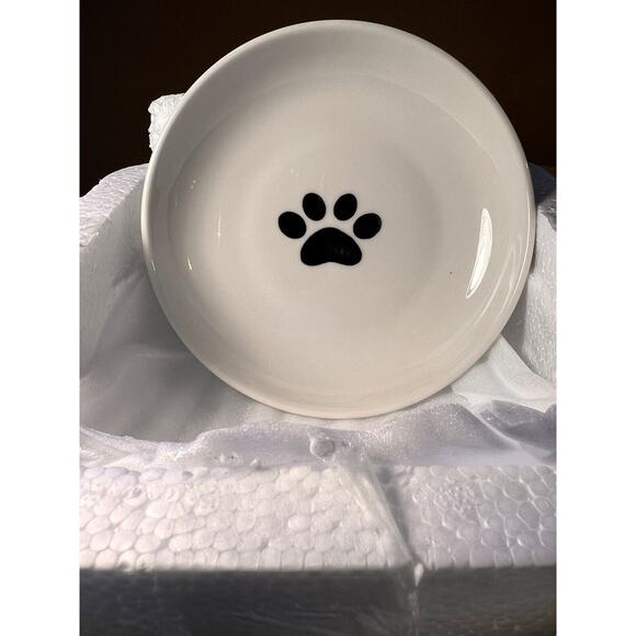 Cat Kitten Pet Food Water Feeding Bowls w/ Rubber Bottoms--Set of 3--Brand New - Picture 3 of 10